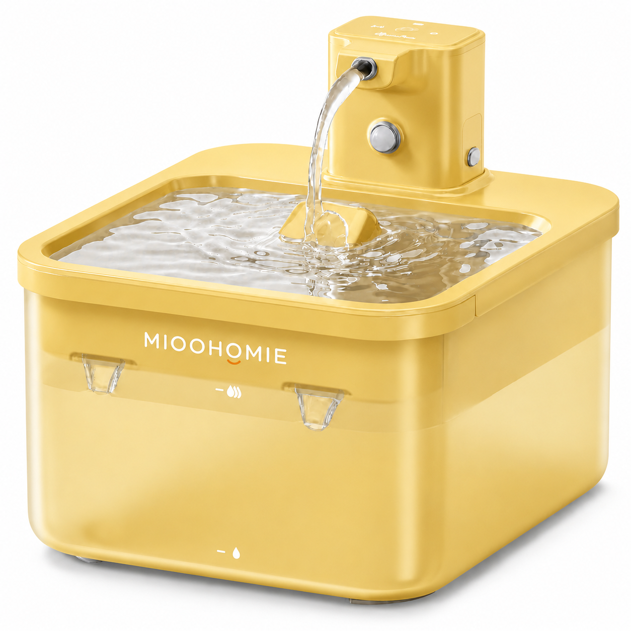 MIOOHOMIE MW-B06 FLOWLY Go Pro 5200mAh Smart Pet Water Fountain with 3L Capacity, Multi-Stage Filtration & Smart Reminders