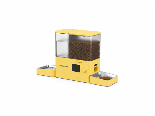 MiooHomie M01 All-in-One Smart Pet Feeder with Water Dispenser, WiFi App Control, Video Monitoring, 3.5L Food Tank and 5L Water Tank