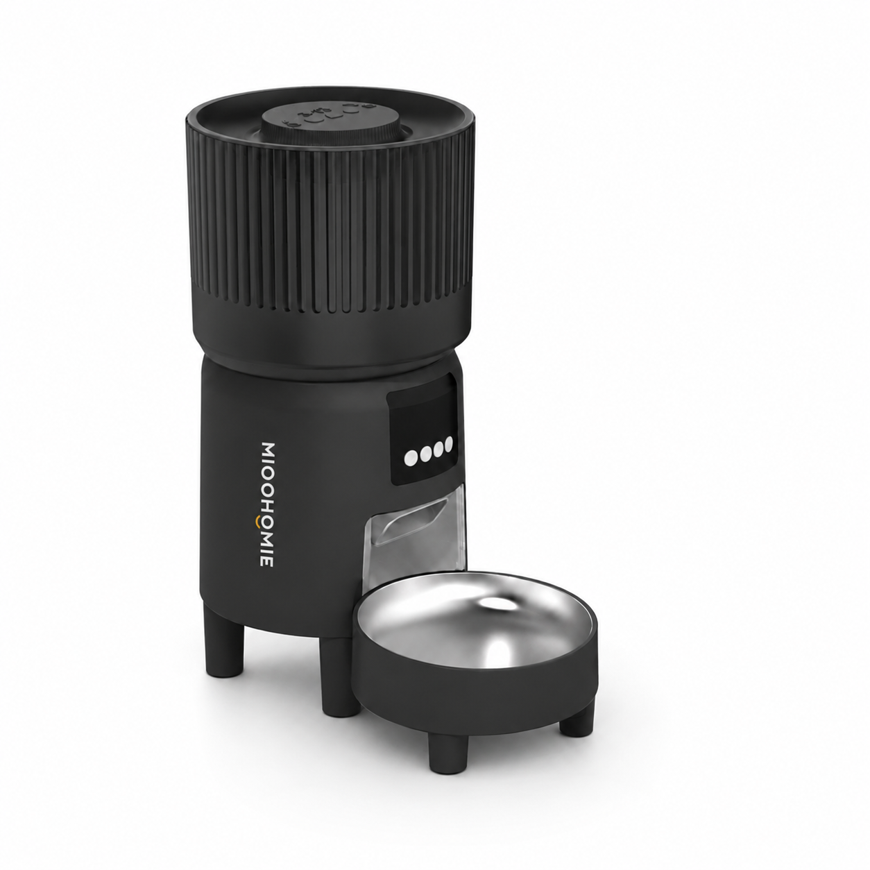 MiooHomie C-03 4L Automatic Cat Feeder with 1080P Camera, 2.4GHz/5GHz Wi-Fi & App Remote Feeding