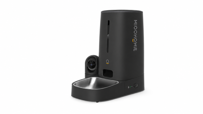 MiooHomie C-01 Smart Automatic Pet Feeder with 2MP Camera, 4L WiFi App Control & Low Food Alerts