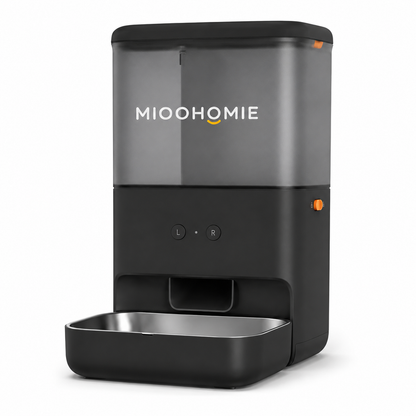 MiooHomie MF-M02 BOWLY Treat Cam WiFi Smart Pet Feeder with Dual Food & Treat Storage
