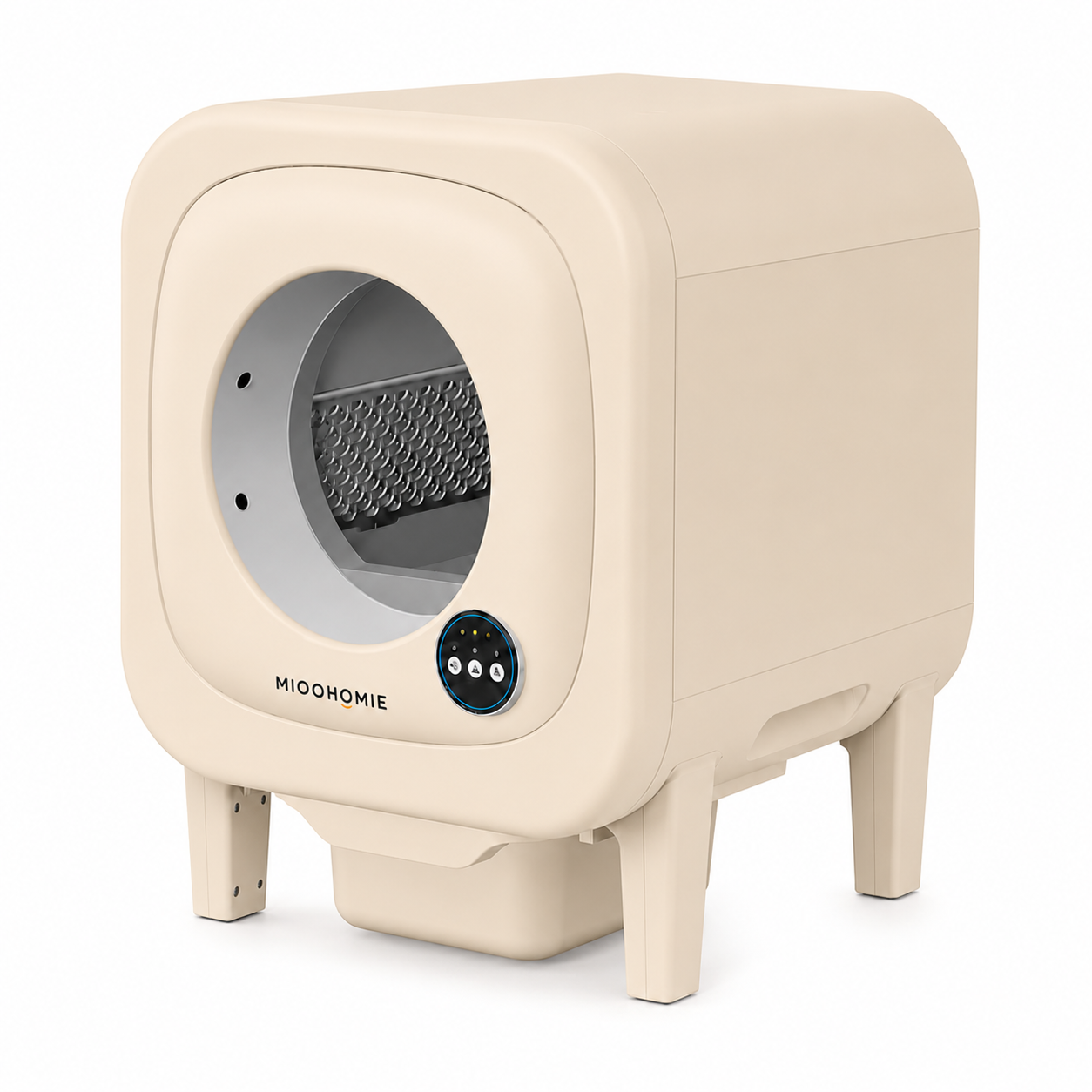 MiooHomie ML-P01 LITTY Pro App-Control Self-Cleaning Cat Litter Box with Smart Reminders, 10L Waste Bin & Odor Control for Cats Under 22kg