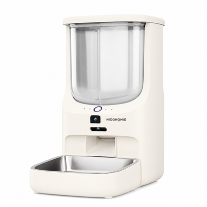 MiooHomie MF-M03 BOWLY Mix Pro 5L WiFi Smart Pet Feeder with Dual HD Cameras, UV Sterilization and Dual Food Storage for Cats & Small Dogs