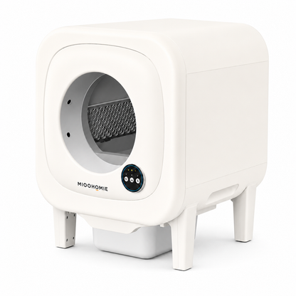 MiooHomie ML-P01 LITTY Pro App-Control Self-Cleaning Cat Litter Box with Smart Reminders, 10L Waste Bin & Odor Control for Cats Under 22kg