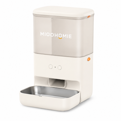 MiooHomie MF-M02 BOWLY Treat Cam Food & Treat Camera Smart Pet Feeder with 1080P HD Camera and Dual Storage for Cats & Small Dogs
