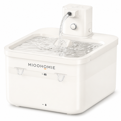 MIOOHOMIE MW-B05 FLOWLY GO Cordless Smart Pet Water Fountain with 4000mAh Rechargeable Battery & 3L Capacity