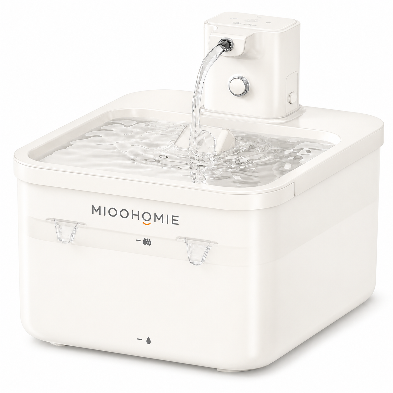 MIOOHOMIE MW-B06 FLOWLY Go Pro 5200mAh Smart Pet Water Fountain with 3L Capacity, Multi-Stage Filtration & Smart Reminders